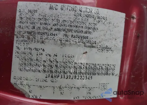 2002 Ford Focus Zx3 z USA, uszkodzony, nr VIN 3FAHP31322R223545